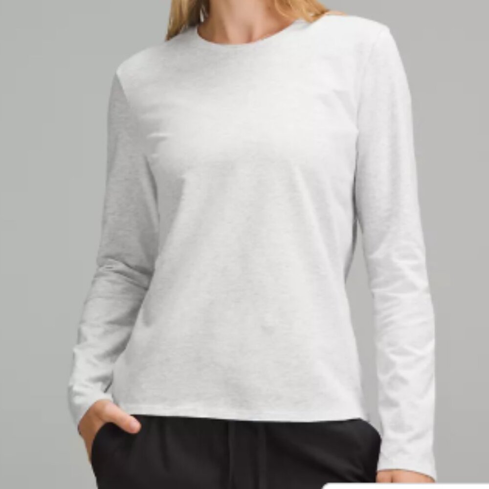 Lululemon Cotton Crewneck Long Sleeve Shirt | XL